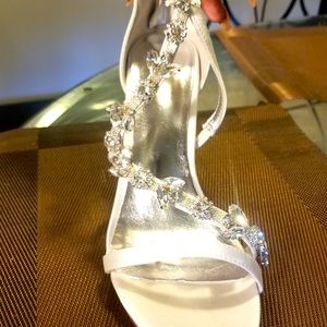 Wedding jeweled heels